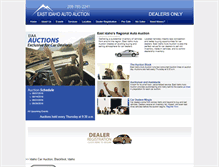 Tablet Screenshot of eastidahoautoauction.com